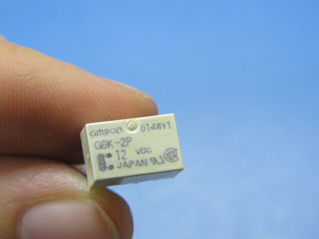 OMRON_ELEC G6K-2P DC12 Qty of 21 per Lot Signal Relay 12VDC 1A DPDT(10×6.5×5)mm