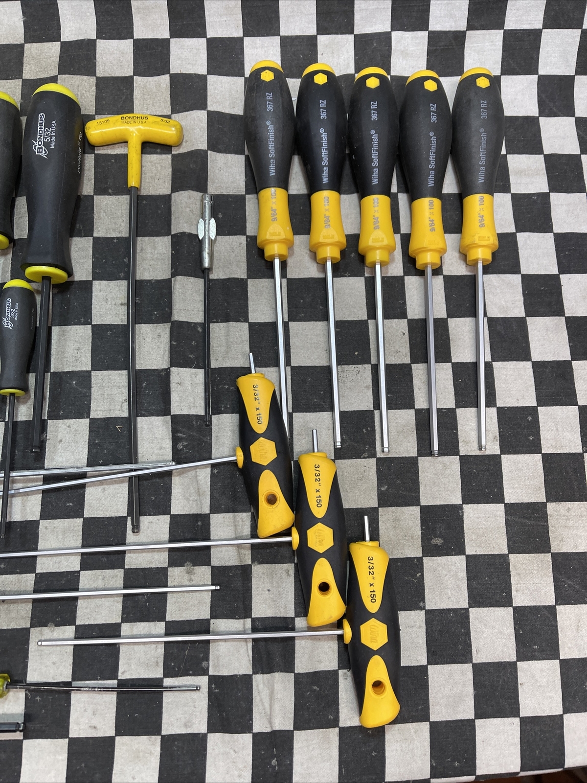 Bondhus 74632 ProGuard Ball End Screwdriver & Wiha Softfinish 367RZ, BIG LOT