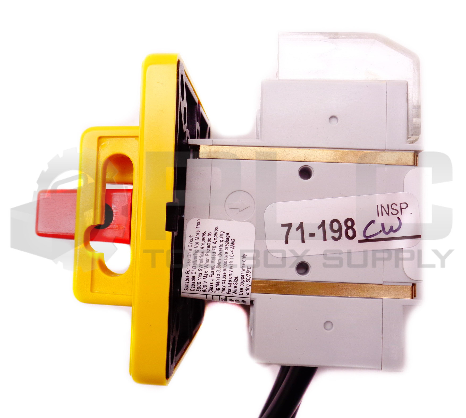 NEW TPI CORPORATION 07171602 ACCESSORY DISCONNECT SWITCH 40A 600V DCS403/5100