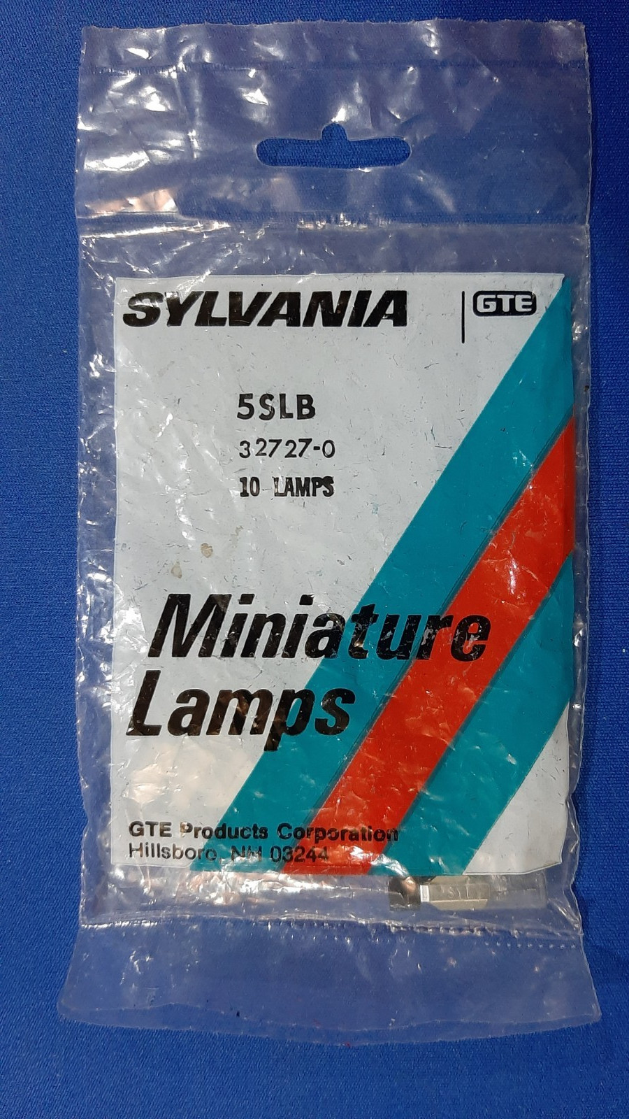 Sylvania 5SLB GTE Miniature Lamps Pack of 10