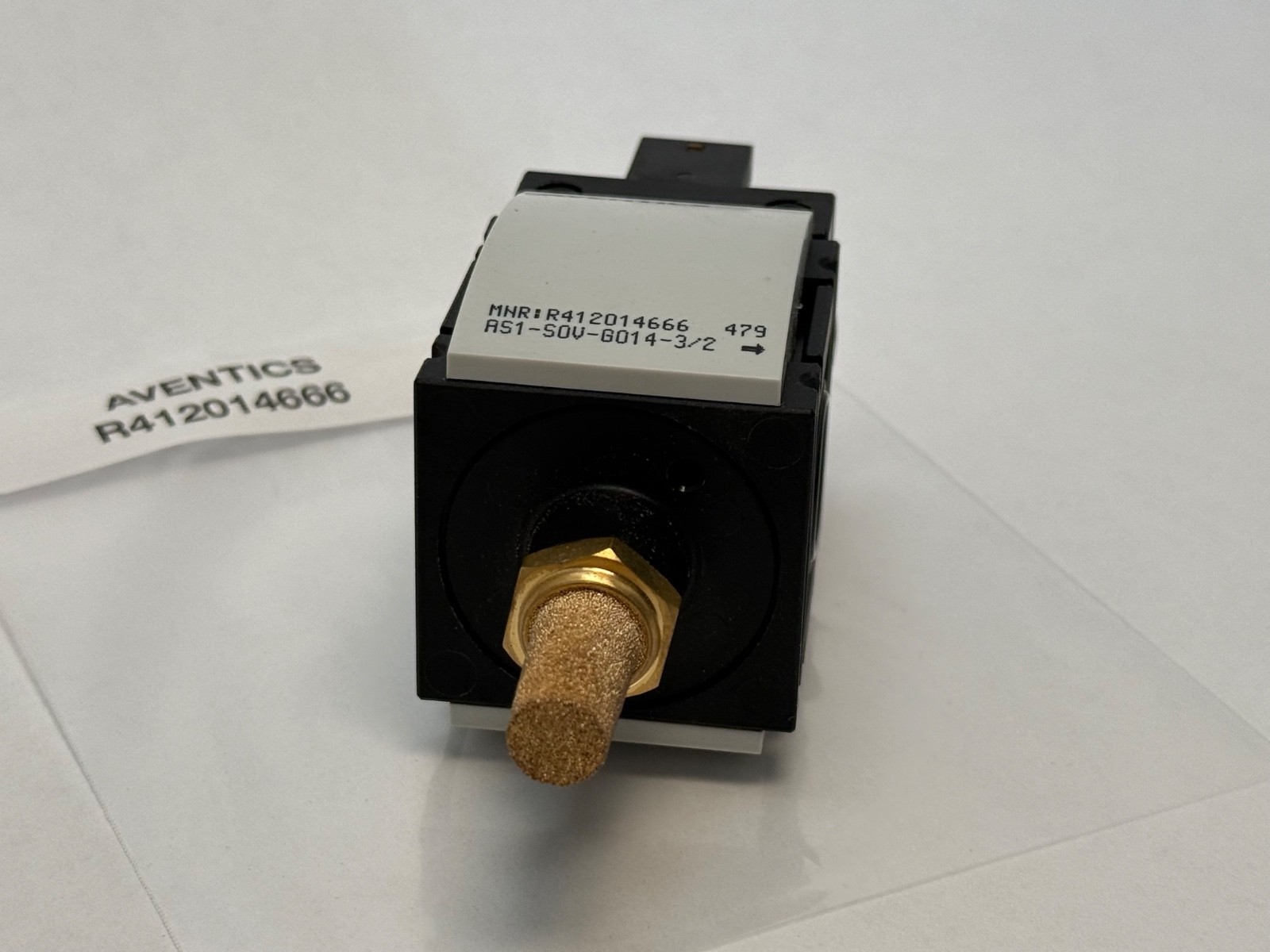 Aventics R412014666 Flow Control Valve AS1-SOV-G014-3/2