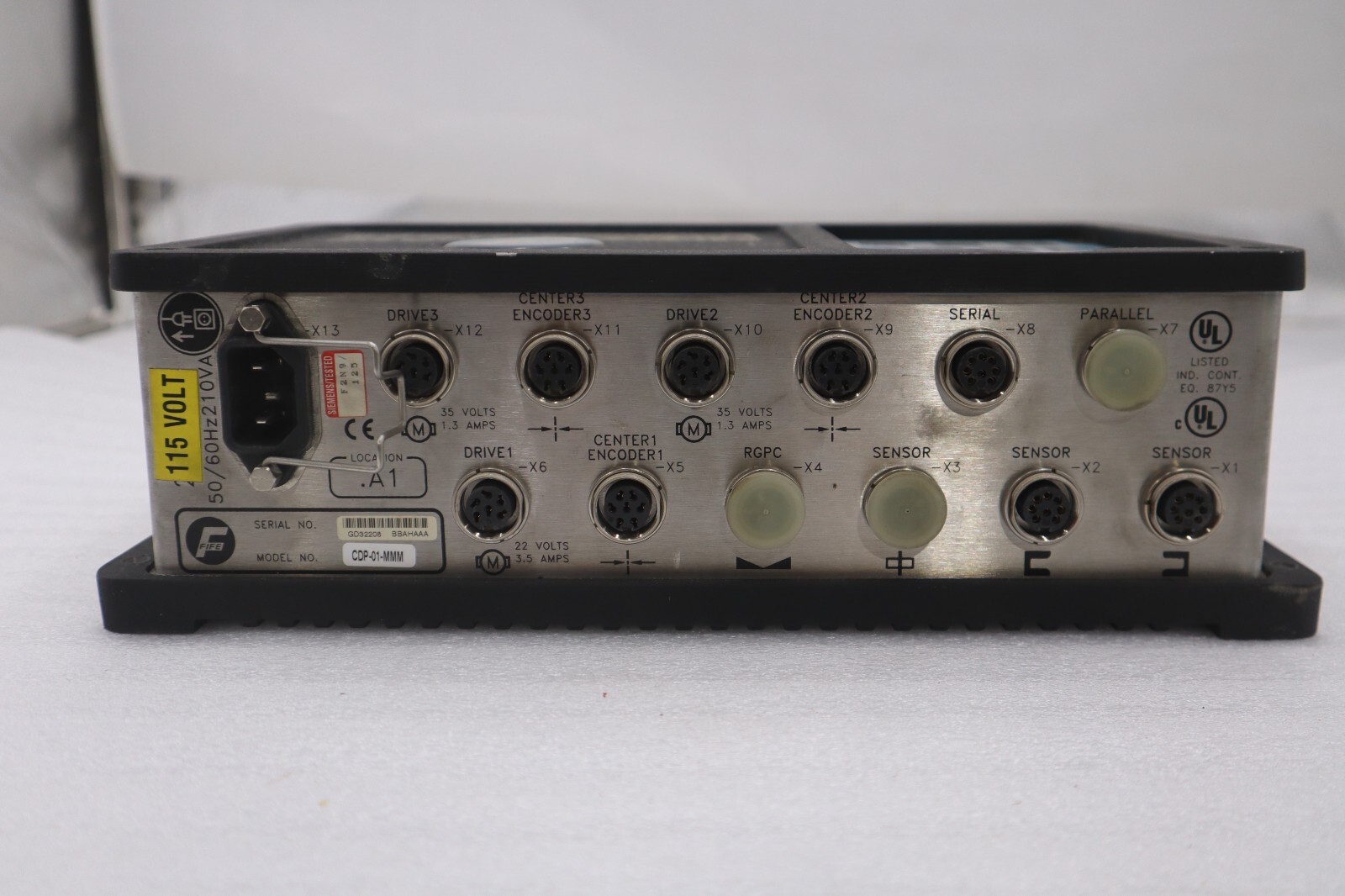 FIFE CDP-01-MMM CONTROL ASSEMBLY WEB GUIDE 120 / 240 VAC STOCK 619D
