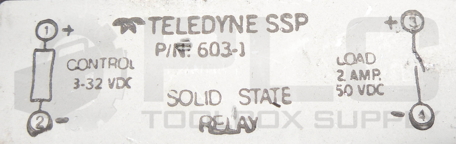 LOT OF 3 TELEDYNE 603-1 SOLID STATE RELAYS 3-32VDC 2A