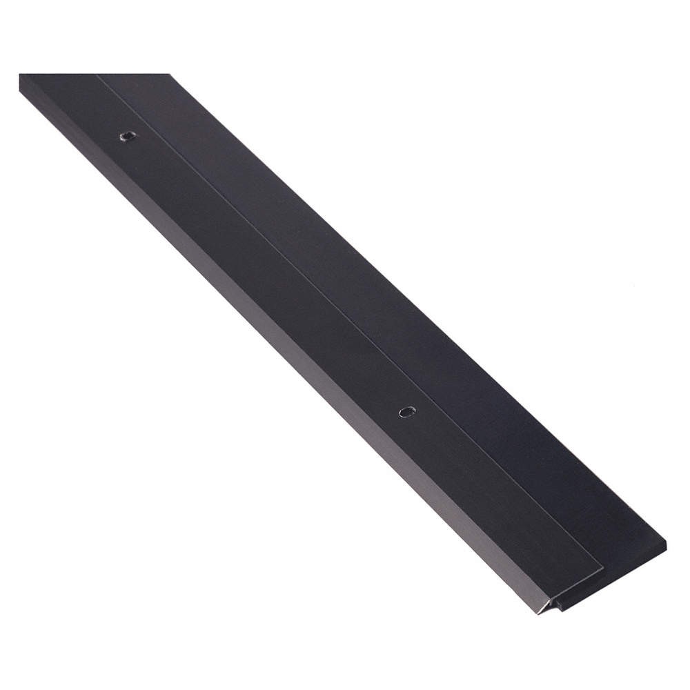 NATIONAL GUARD 199NDKB-84 Door Sweep,Single Fin,Dark Bronze Alum 52WZ98