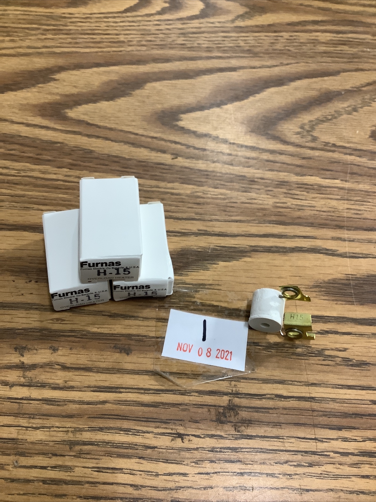 LOT OF (3) NEW FURNAS OVERLOAD HEATER ELEMENTS H15