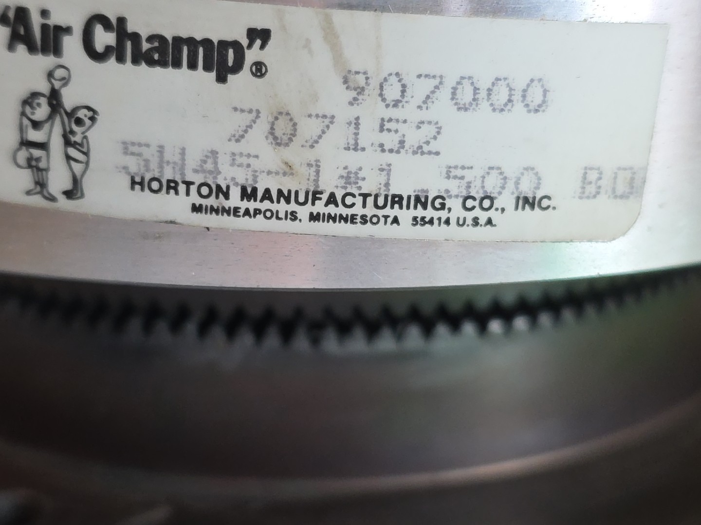 NEW HORTON FLANGE MOUNT TOOTH CLUTCH 907000 5H45 1.500 BORE