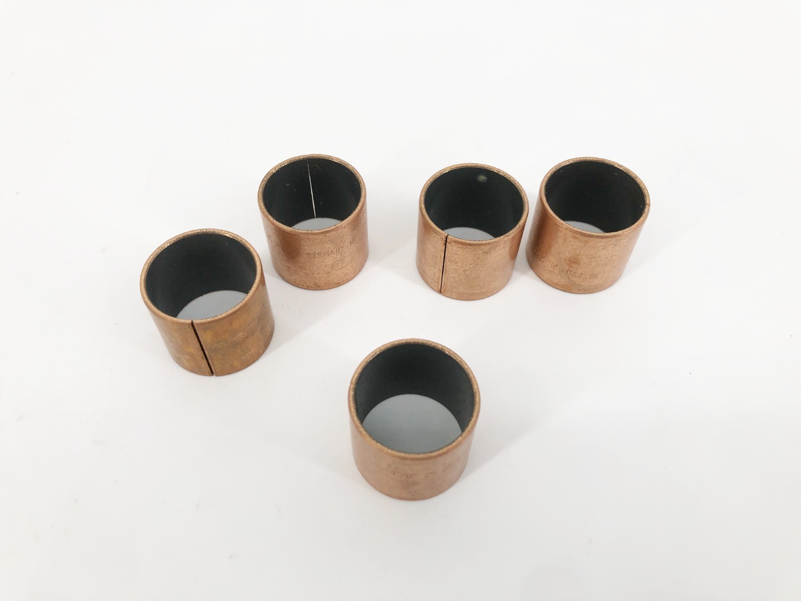Lot of 5 New Split Bronze Bushings 25x28x25mm – No Box