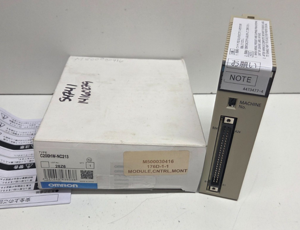 NEW IN BOX! OMRON 24V 2-AXIS POSITION CONTROL UNIT C200HW-NC213