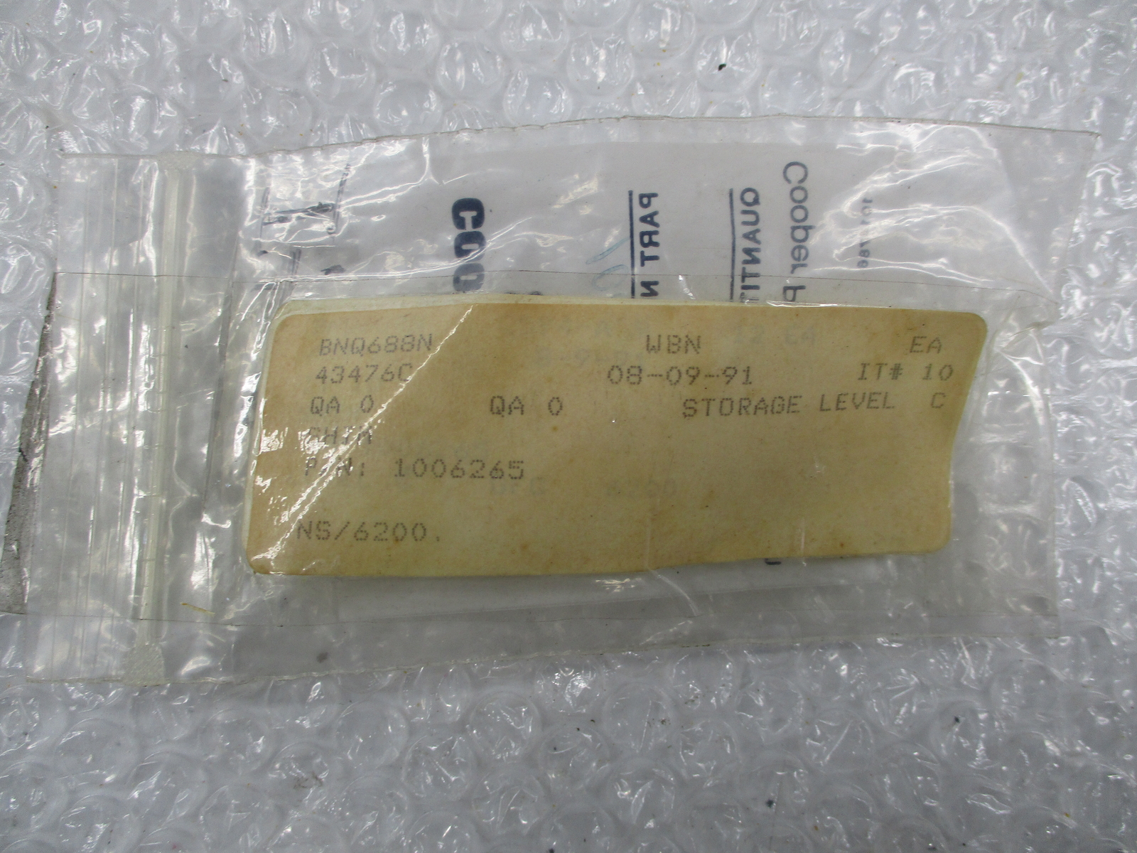 INDUSTRIAL SPARE 1006265 RING QTY OF 12 NSNP