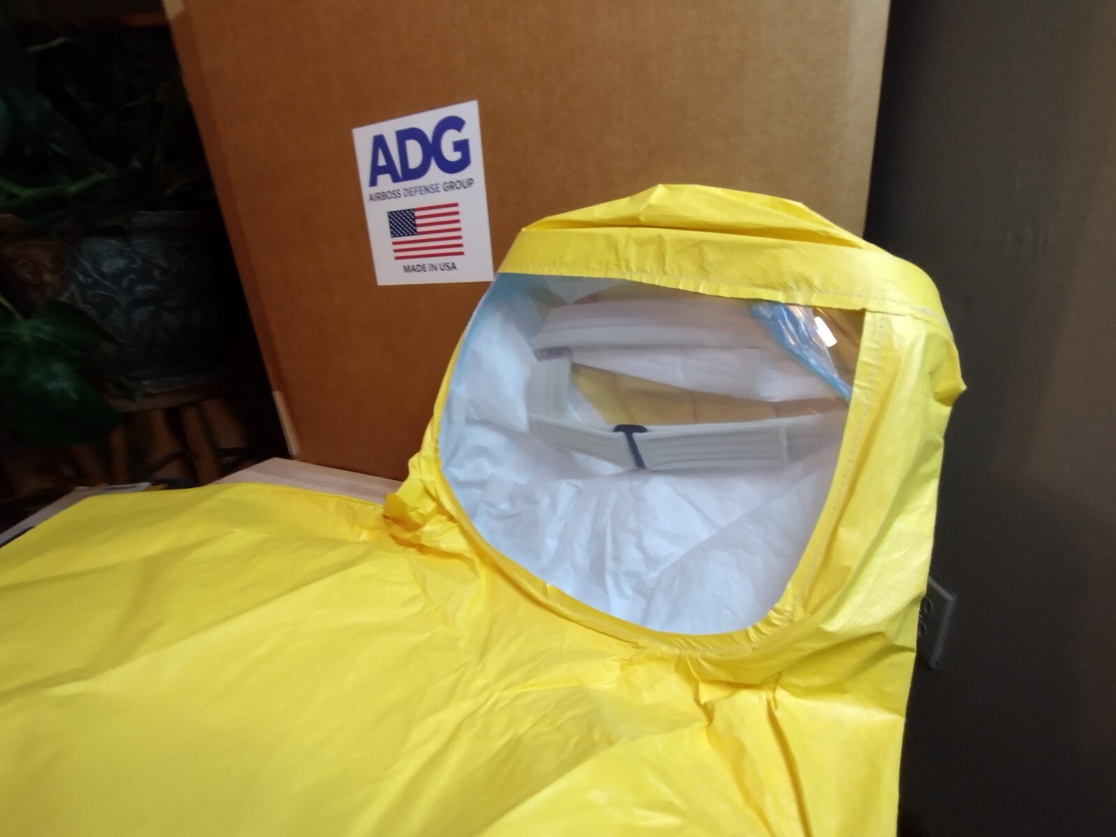 FlexAir TYCHEM Loose Fitting PAPR Hood W/ CAPE S-40084-W01 AirBoss