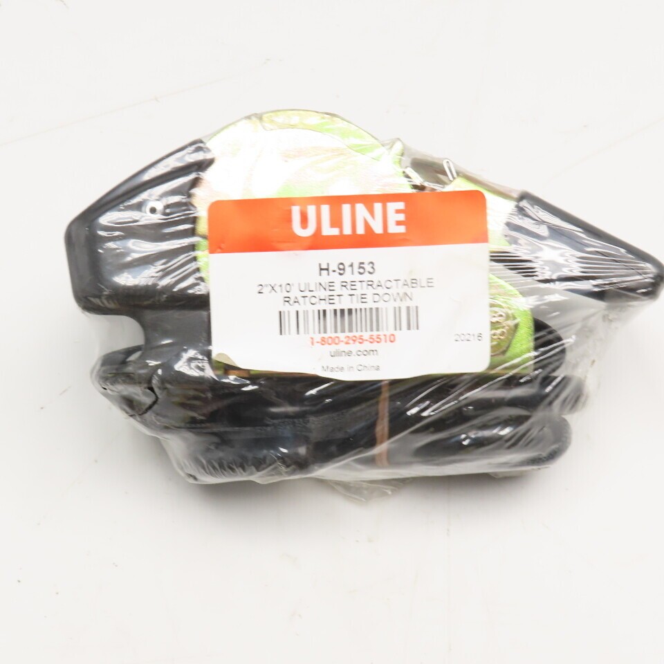 Uline H-9153 2″ x 10′ Retractable Ratchet Tie Down Strap