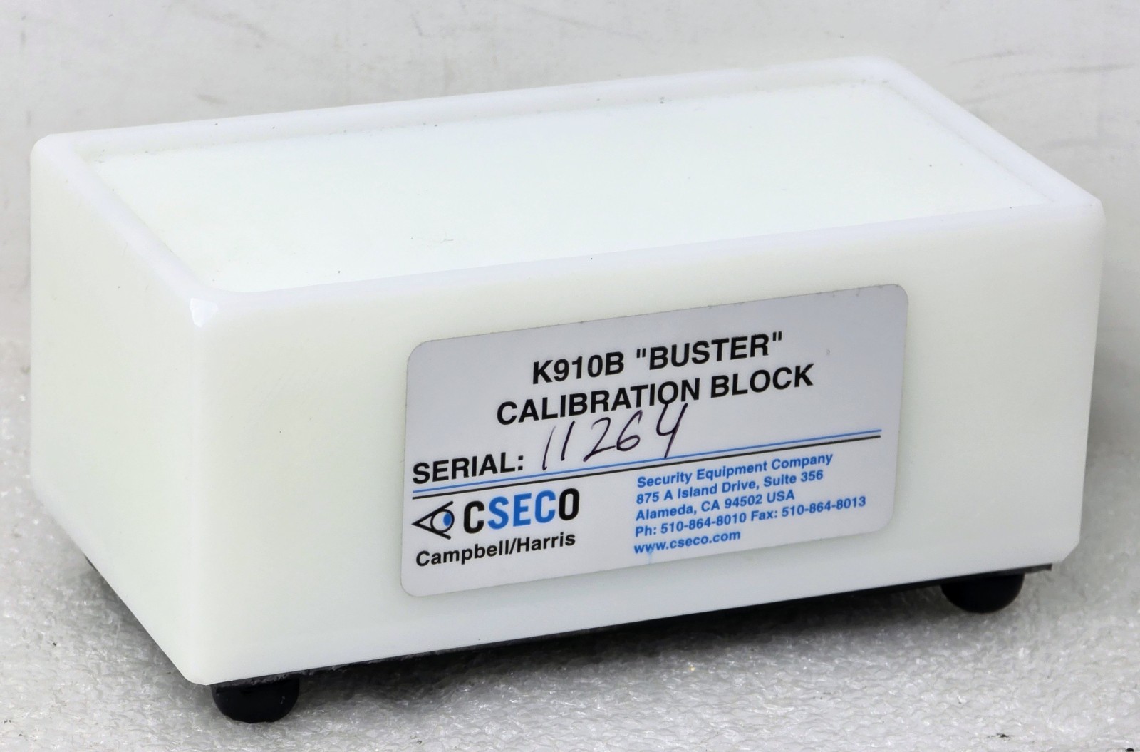 Campbell/Harris CSECO K910B “Buster” Calibration Block