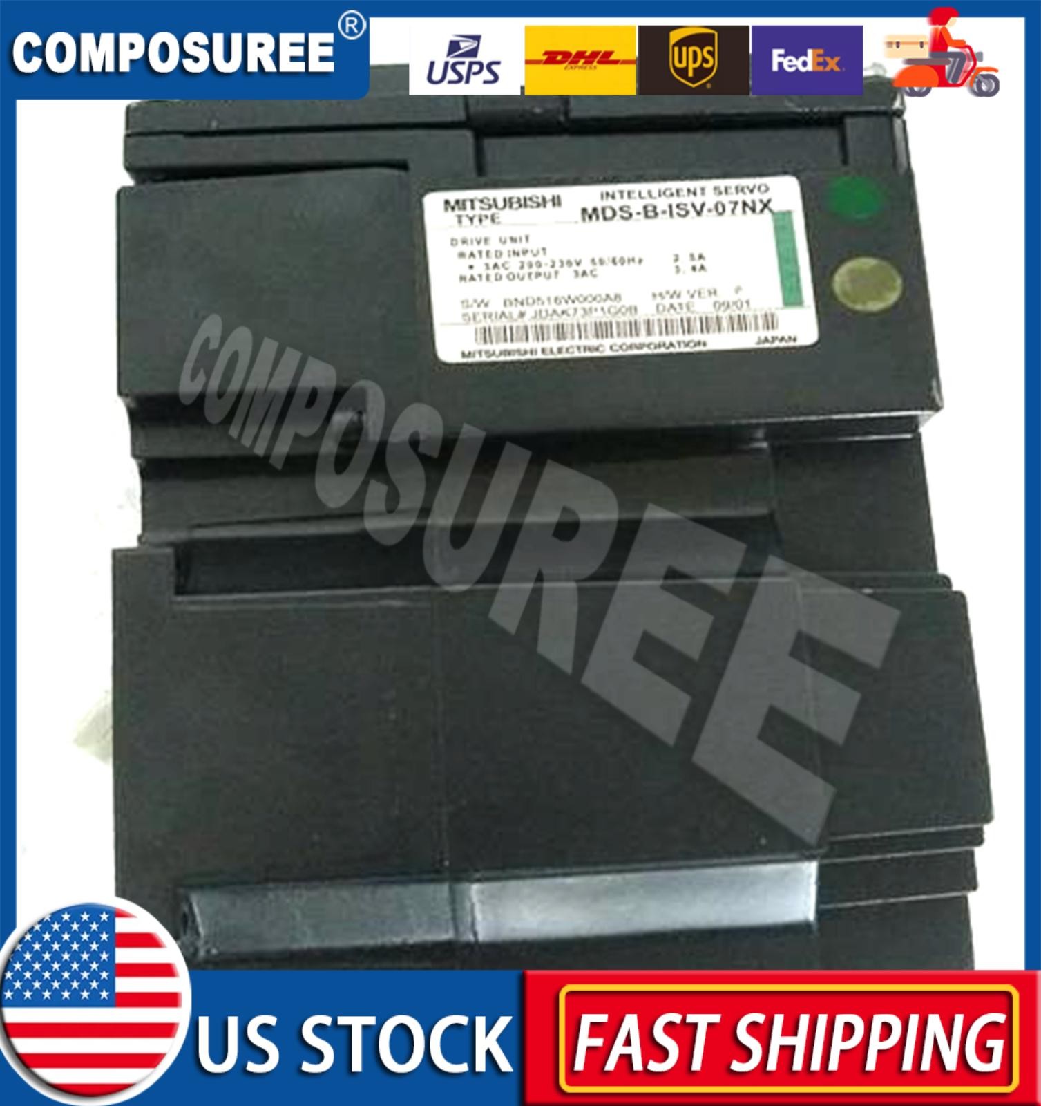 NEW MITSUBISHI MDS-B-ISV-07NX Servo Drive MDSBISV07NX