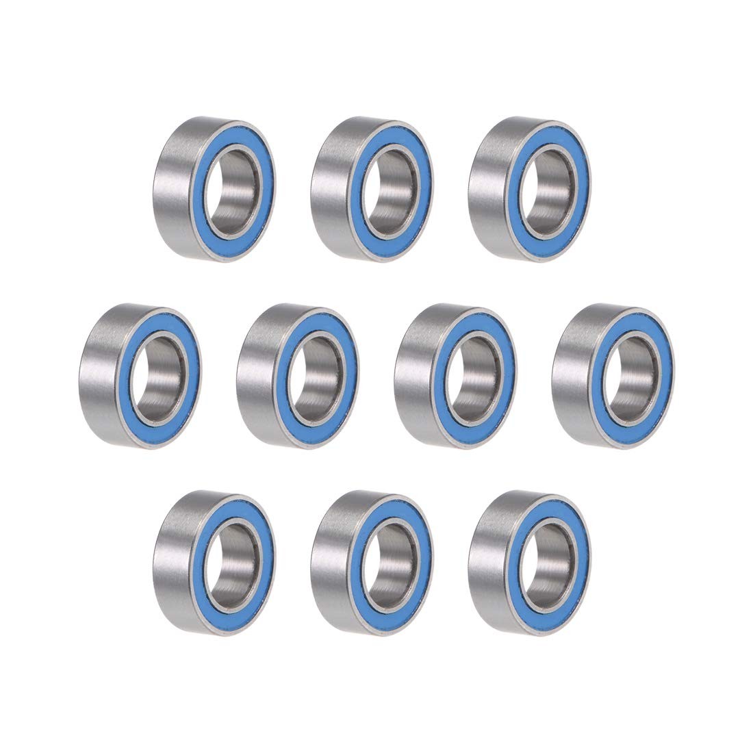 MR95 2RS Deep Groove Ball Bearings 5x9x3mm Steel Sealed Bearings Pack of 10