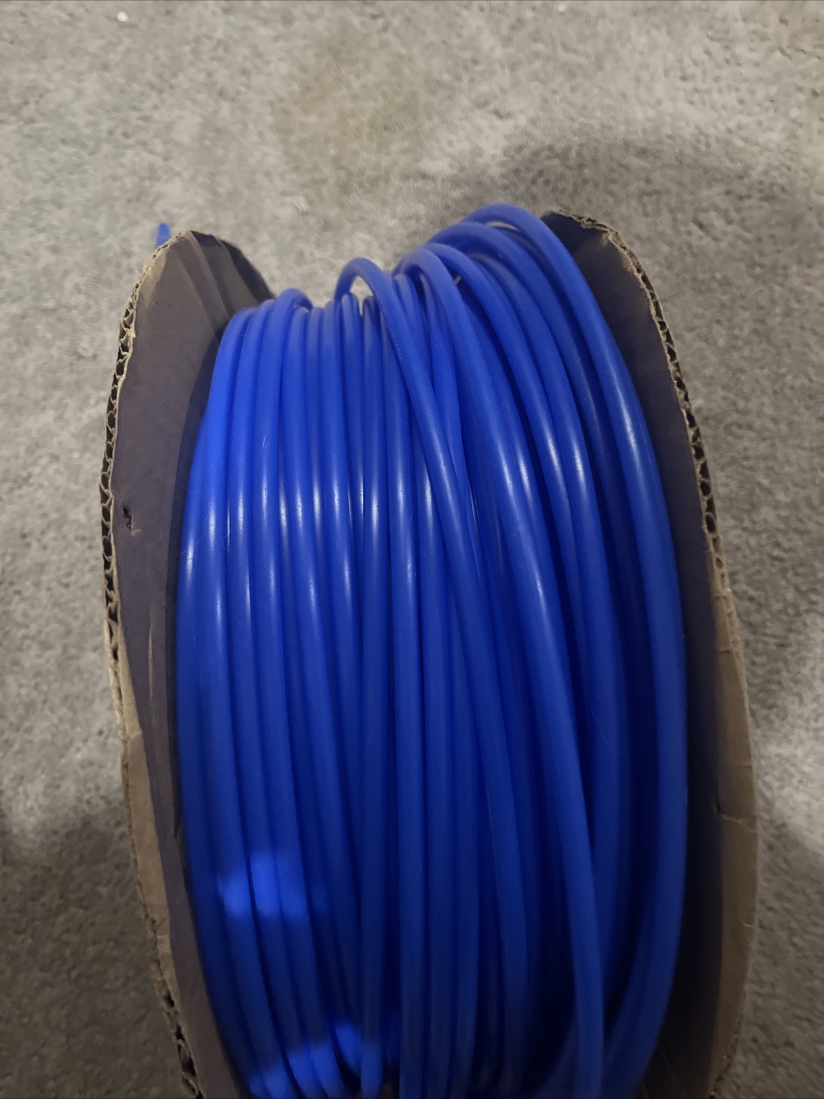 PARKER E-43-B-0500 Tubing,Blue,Overall 500 ft Open Distressed Box.