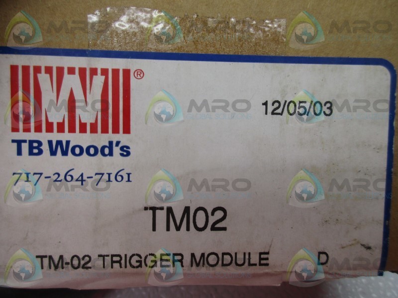 TB WOODS TM02 TRIGGER MODULE NSFS