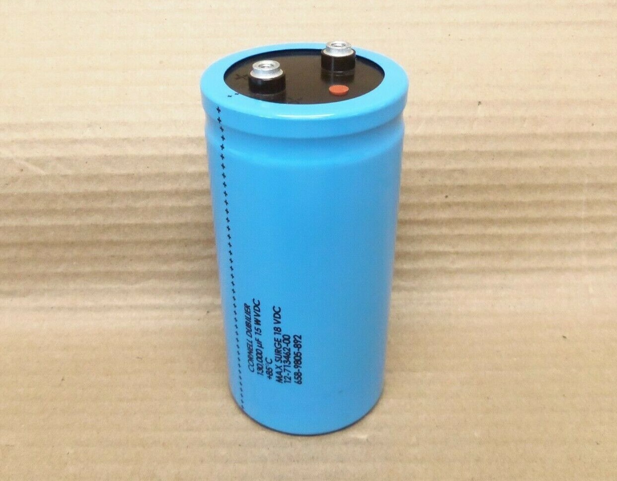 Cornell Dubilier 658-9805-892 12-713462-00 130,000 uF 15WVDC Capacitor KMGM