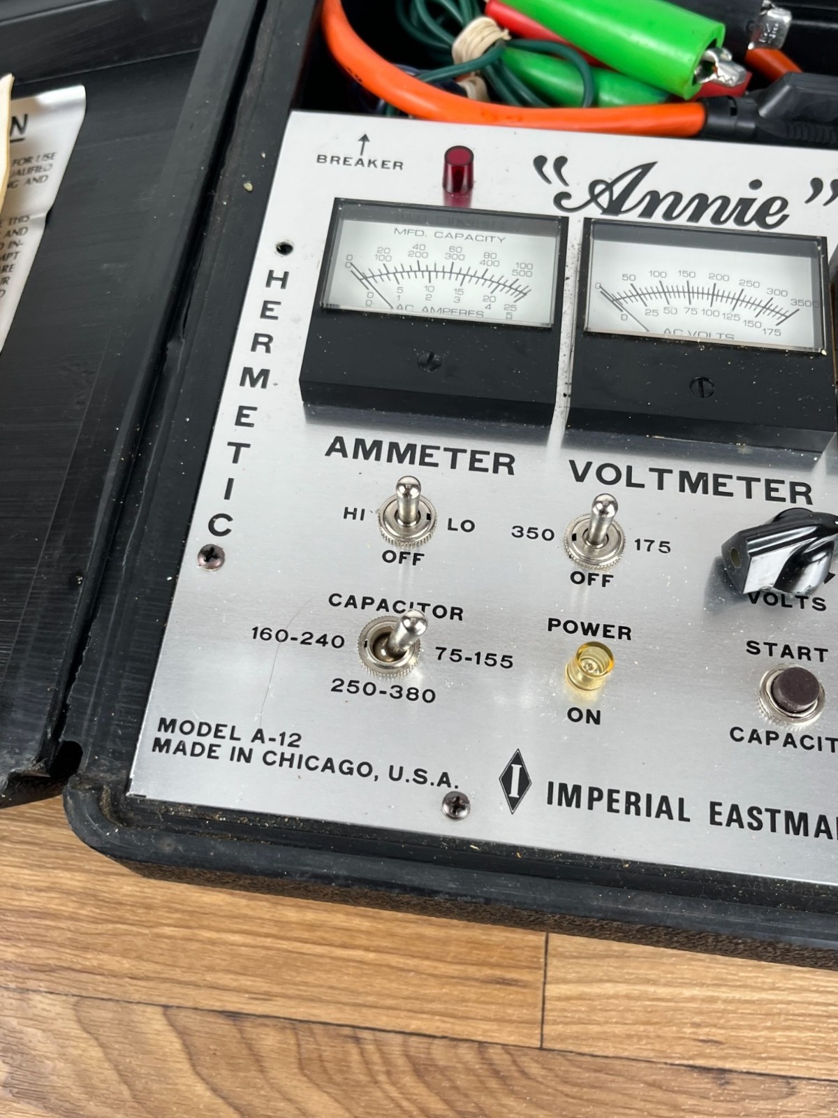 Imperial Eastman Annie Model A-12 Hermetic Unit & Component Analyzer
