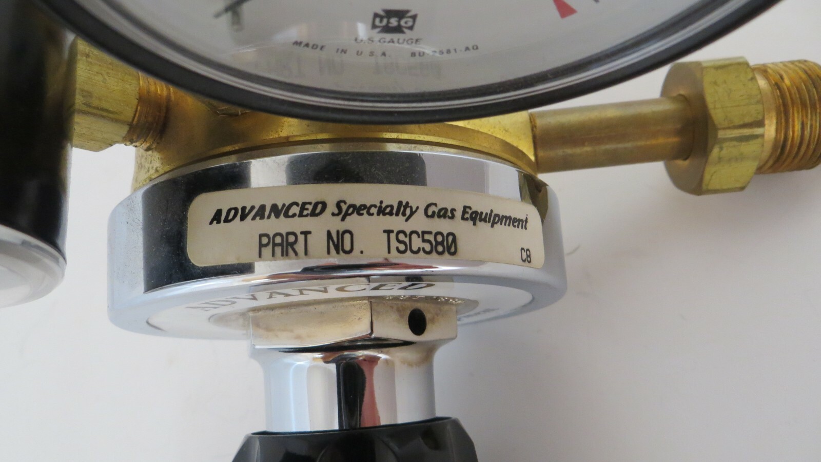Advanced Specialty Gas TSC580 Regulator, Inlet: 3000psi Max, Outlet: 3psi