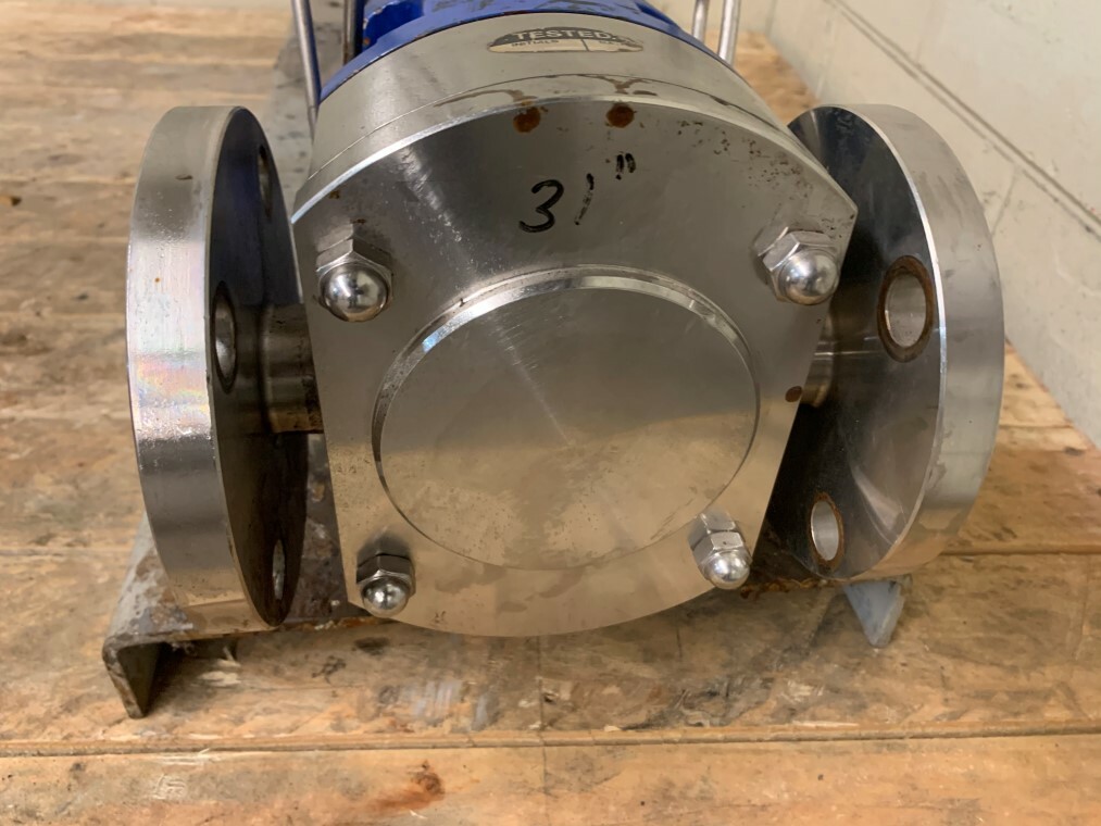 Lobeflo SR/2/018/LS/3A Positive Displacement Pump w/ Motor and Gear Reducer
