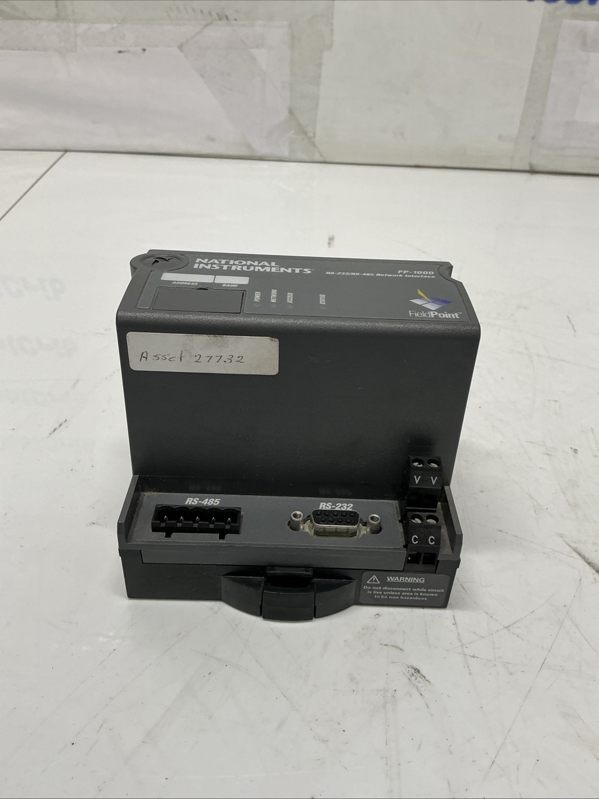 Field point 184120F-01 RS-232/RS-485 NETWORK INTERFACE FP-1000 W-432