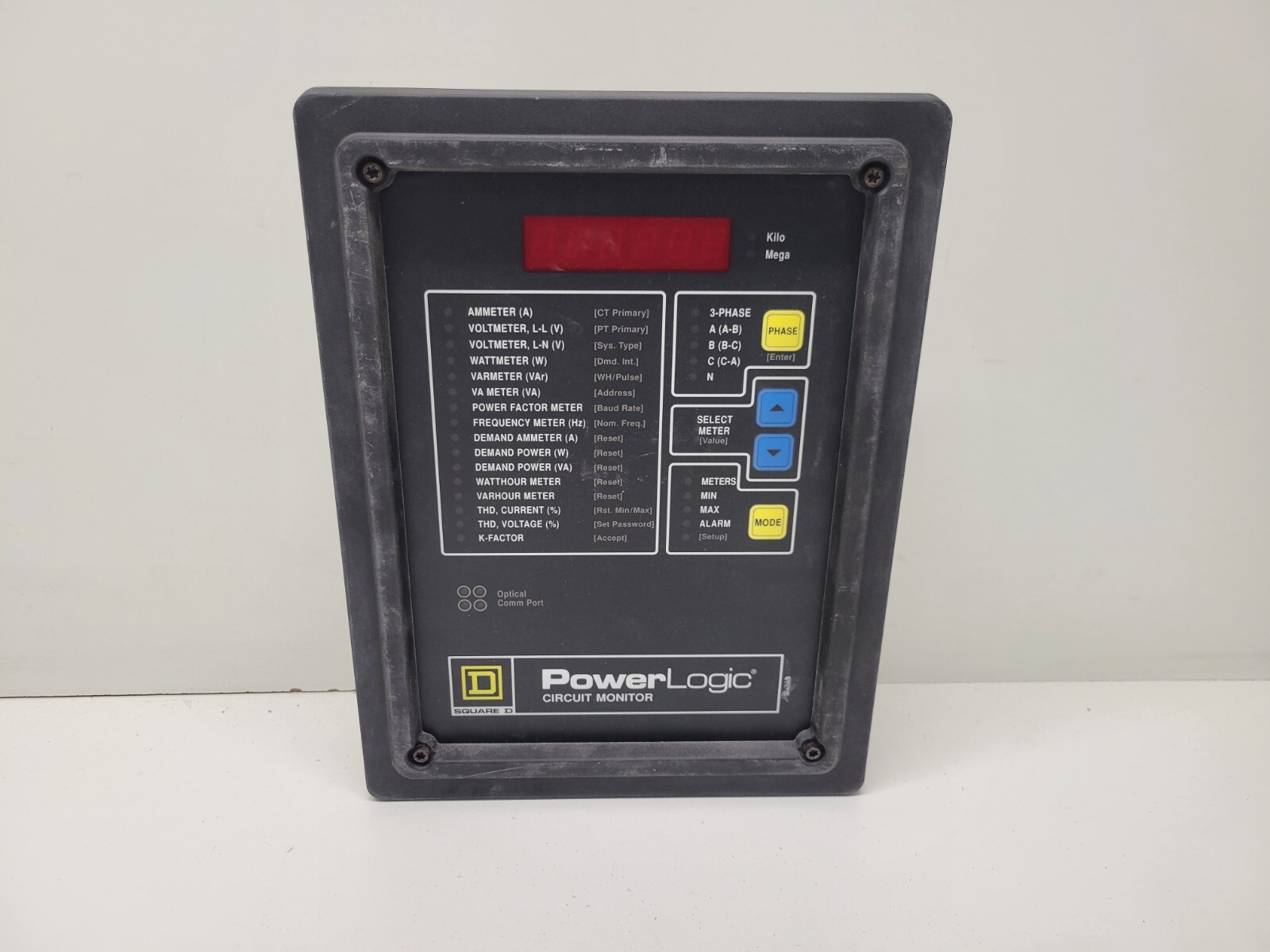 GOOD USED! SQUARE D POWERLOGIC CIRCUIT MONITOR 3020-CM2350