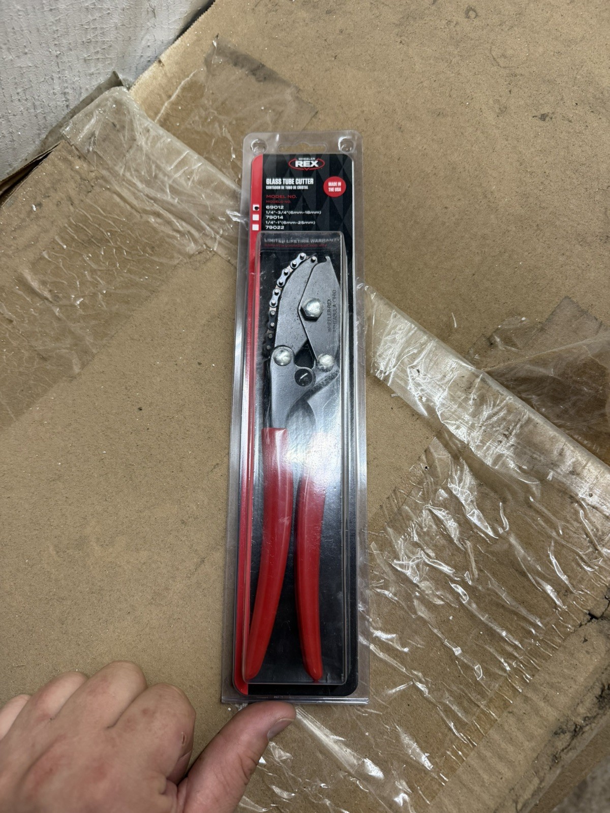 WHEELER-REX 069012 1/4″-3/4″ GLASS TUBE CUTTER
