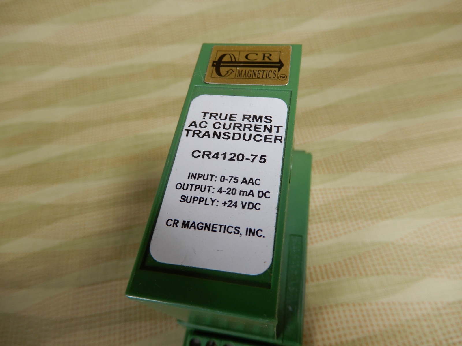 CR Magnetics CR4120-75 True RMS Current Transducer 4-20ma Out NOS? BX
