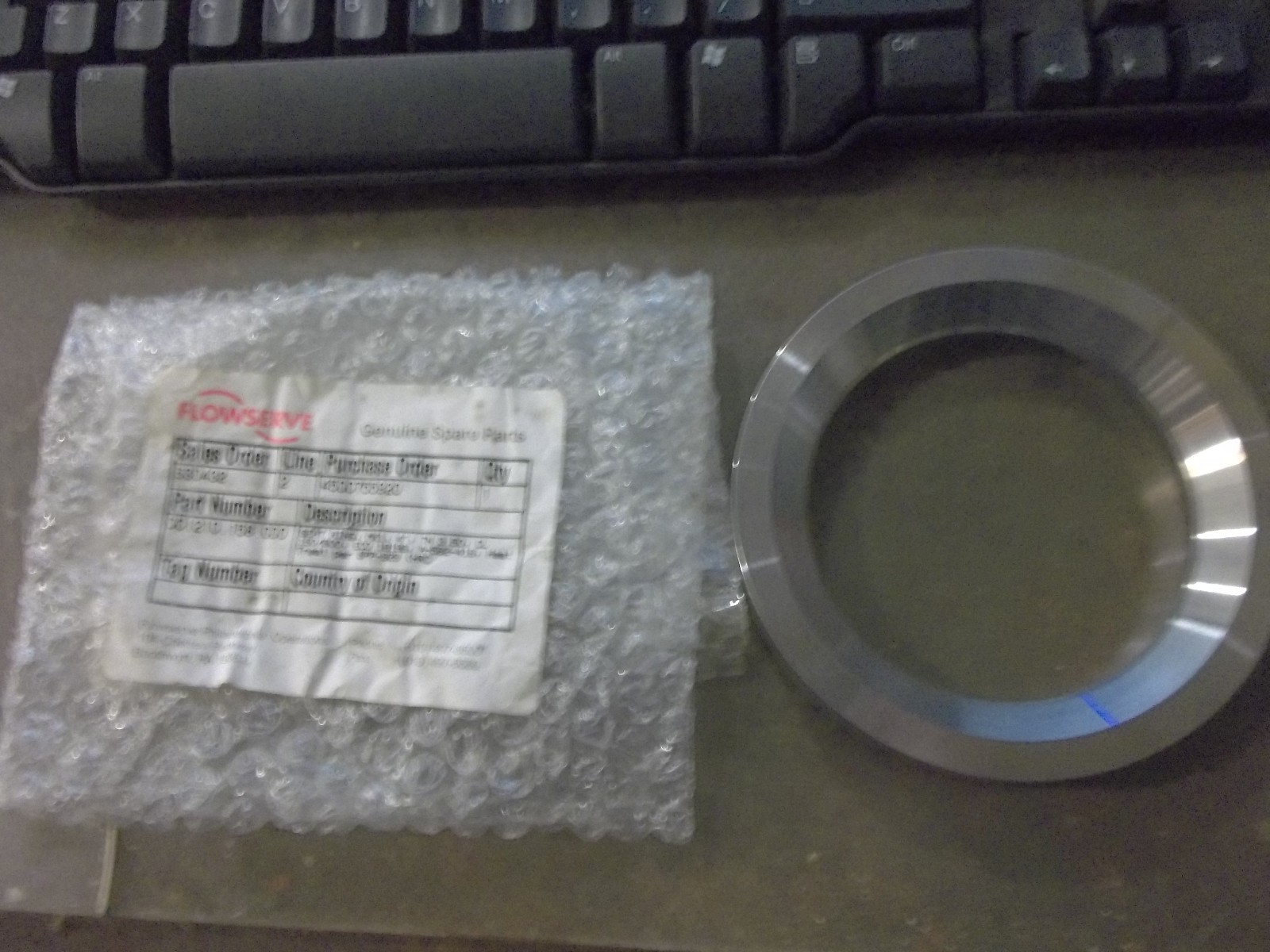 FLOWSERVE 001210.158.000 SEAT RING MK1 4″ TN 3.50 CL 150/600 ECO 18196 (WL30-1)