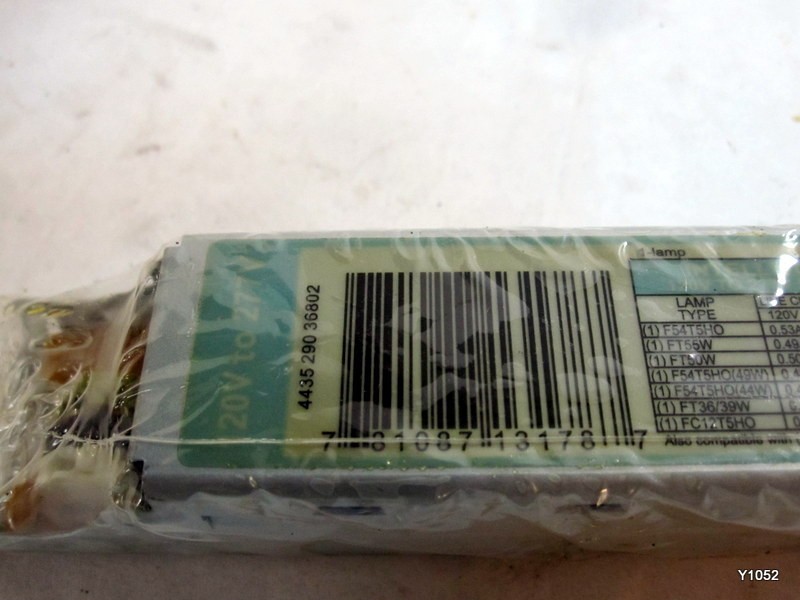 ADVANCE ICN-2S54-T ELECTRONIC BALLAST 120-277V 50/60HZ