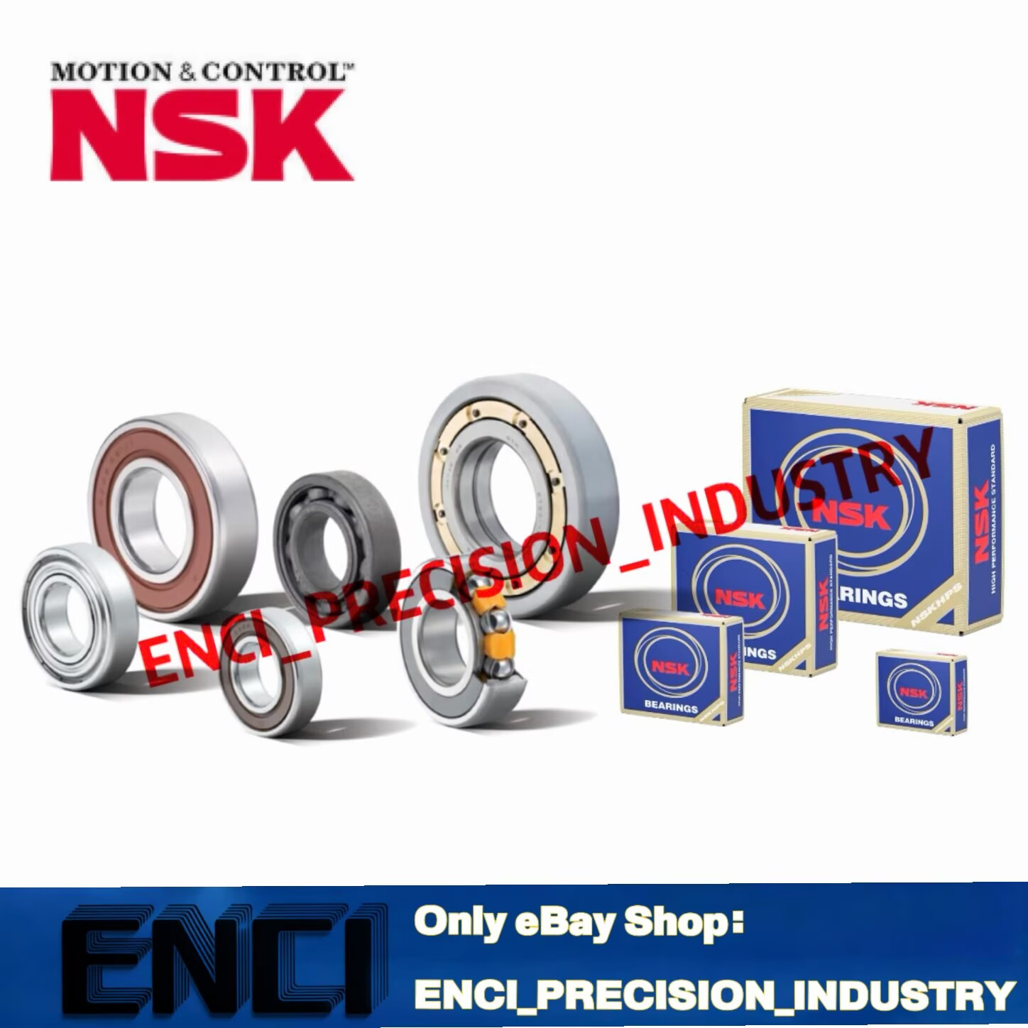 NSK 61901 ZZ Deep Groove Ball Bearings 12x24x6mm