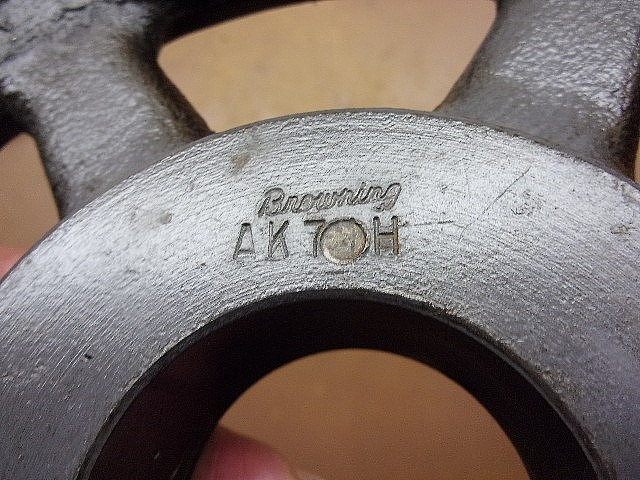 BROWNING AK71H SINGLE GROOVE PULLEY SHEAVE 7″ Diameter 1 1/2″ Arbor Nice & Clean