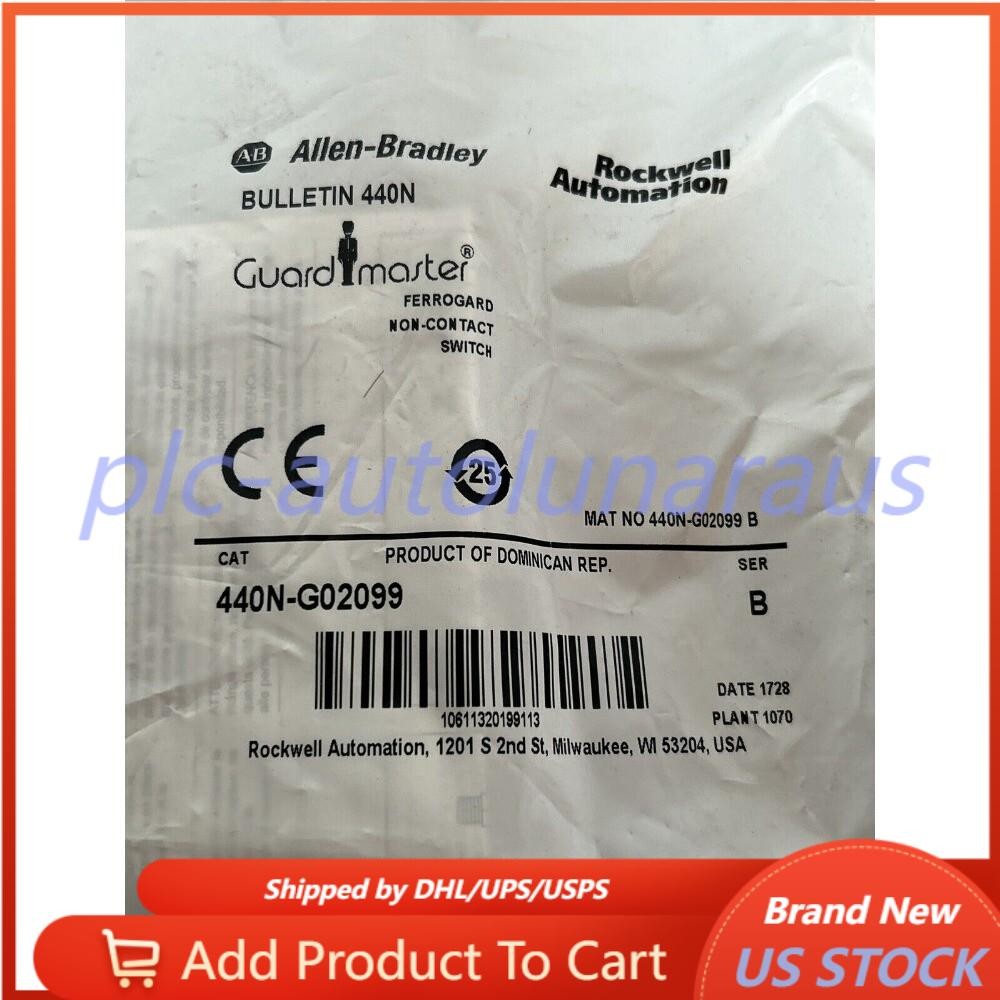 440N-G02099 ALLEN BRADLEY FERROGARD FRS21 RED PLASTIC SWITCH 24VDC US Free Tax