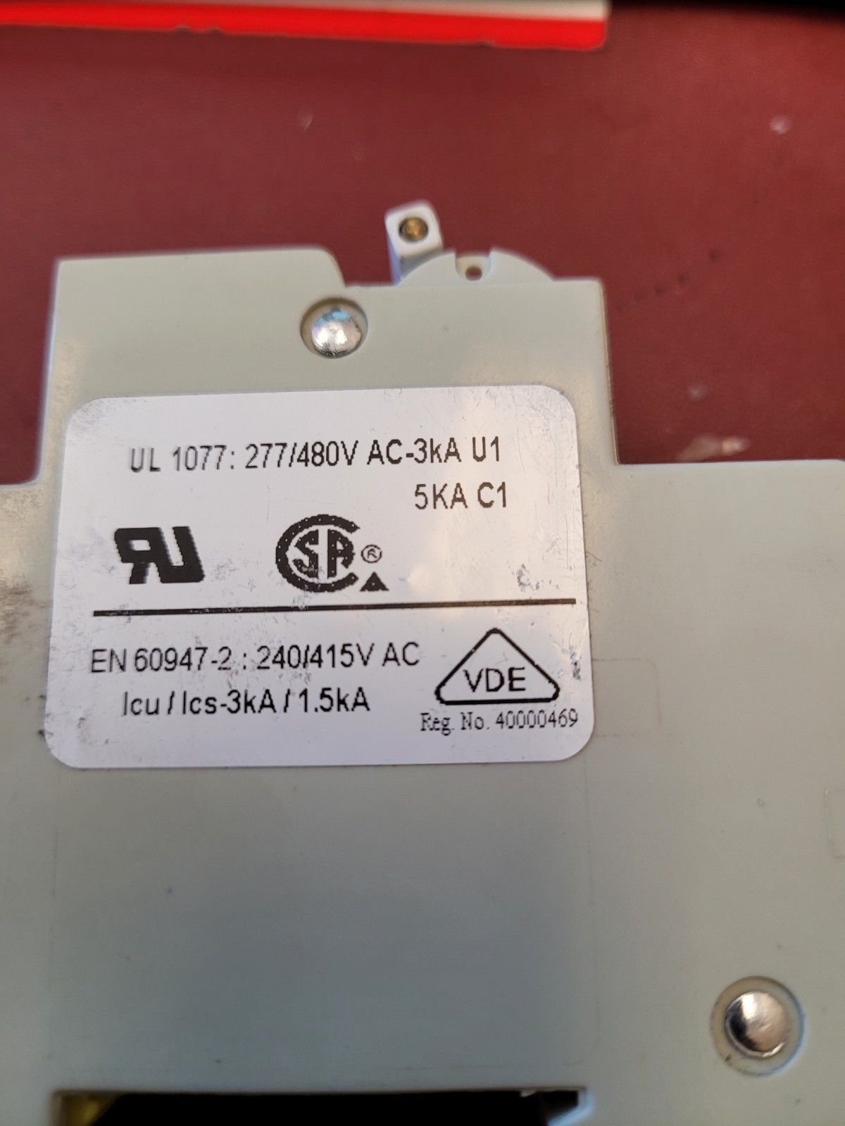 CBI CIRCUIT BREAKER 30 A C2 UL-1077 EN-60947-2 240/415V AC-3KA U1 ( S1-C238)