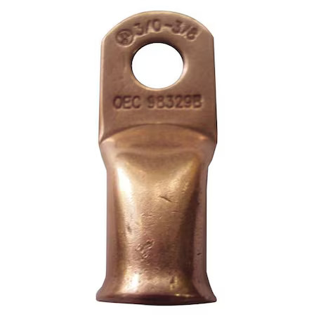 Westward 23Yz18 Lug, 4 Ga., 5/16 In., Crimp/Solder, Pk25
