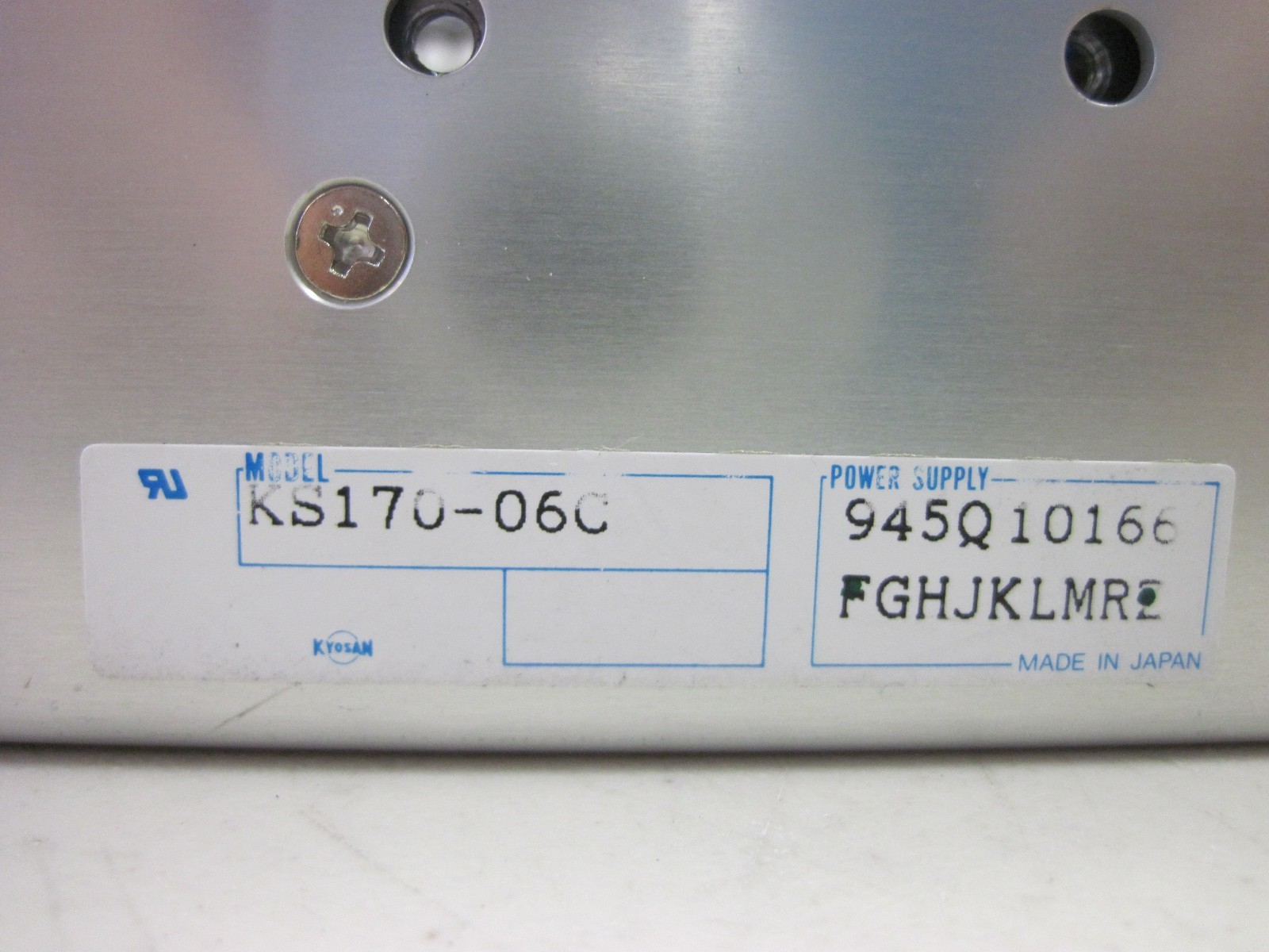 100% WARRANTY Kyosan KS170 KS170-06C Power Supply KS17006C AQ1153PA001
