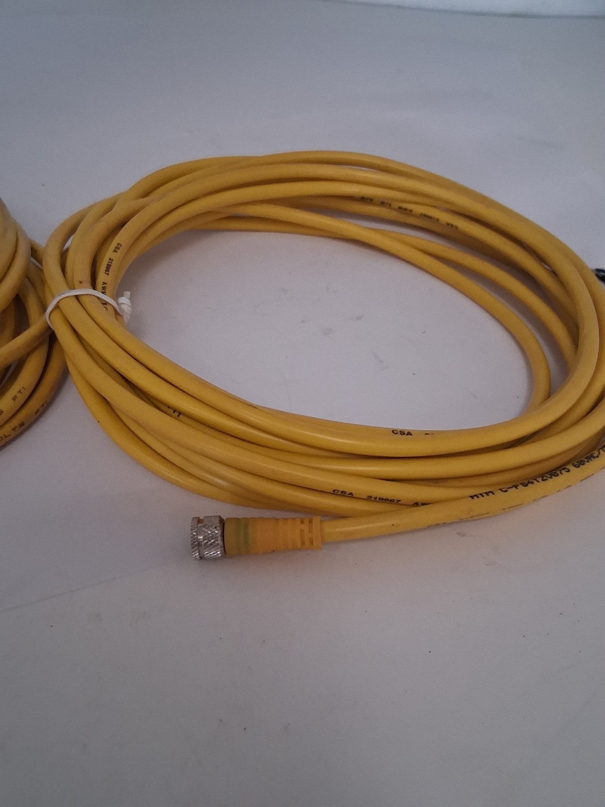 HTM SENSORS C-FS4TZV075 CONNECTING CABLE 4 WIRES FEMALE (LOT OF 2) NNB