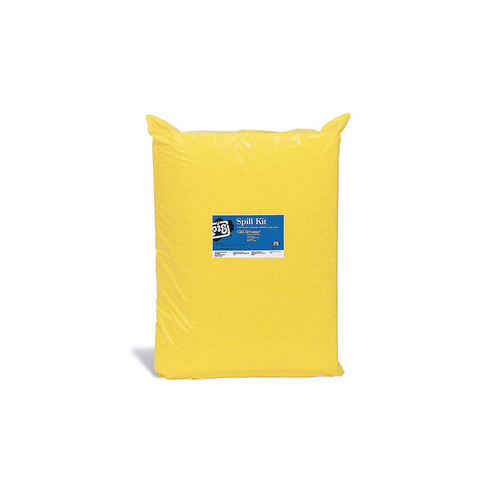 PIG KIT242 Spill Kit Refill, Universal, Yellow 30RD44