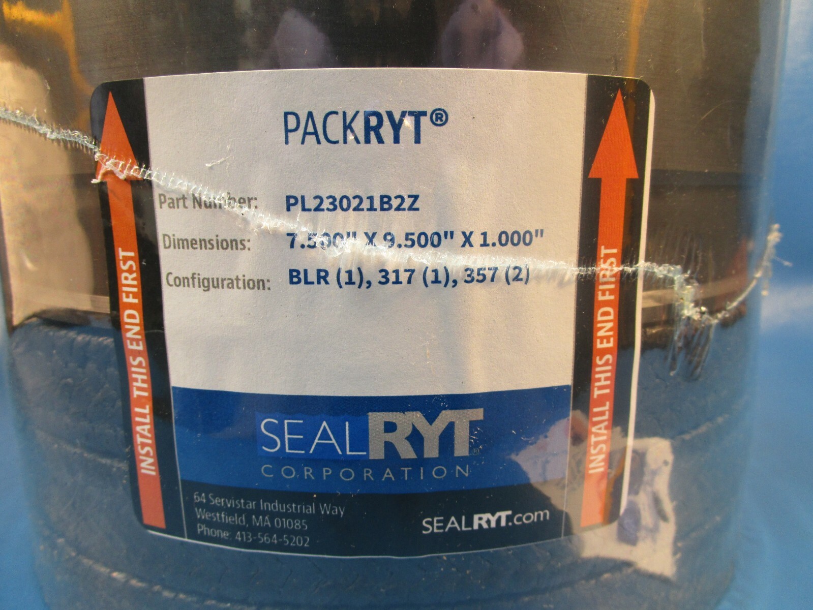 Sealryt PL23021 B2Z, 7 1/2″ x 9 1/2″ x 1″, Packryt-BLR