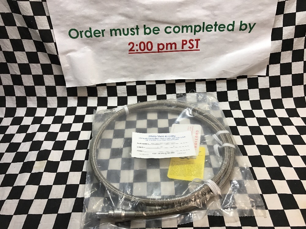 SWAGELOK Braid Hose 10mm X 48″, SS-TH6TM10TM10-48, SSTH6TM10TM1048, SHIPSAMEDAY
