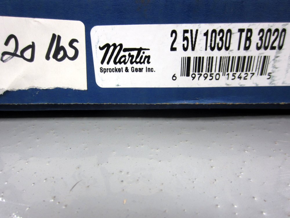 Martin 2 5V 1030 TB 3020 TB Sheave 25V1030TB3020