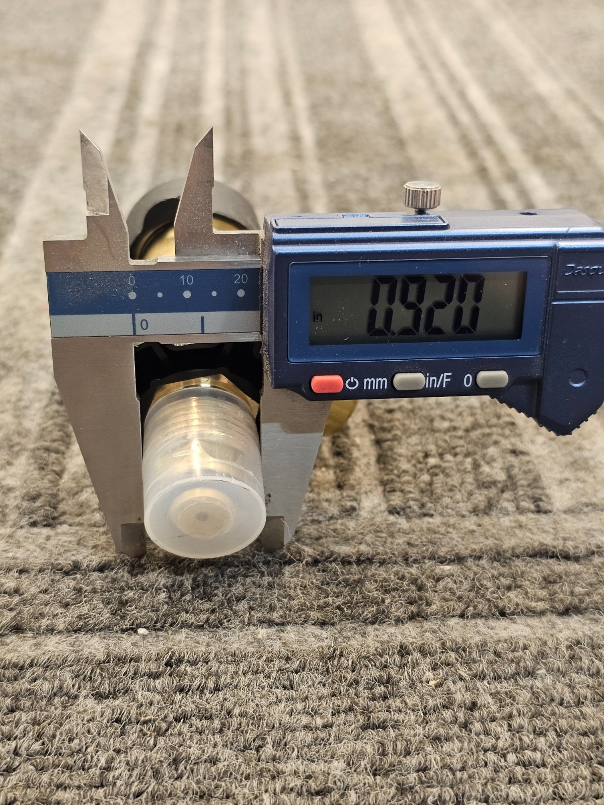 (QTY 2) Propane Gas Tank Brass Gauge Adapter Converts Old to New Connection Type