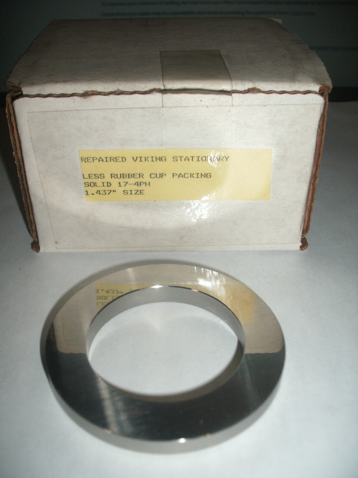 VIKING PUMP 1.437″ MECHANICAL SEAL STATIONARY 17-4PH SEAT LESS RUBBER CUP