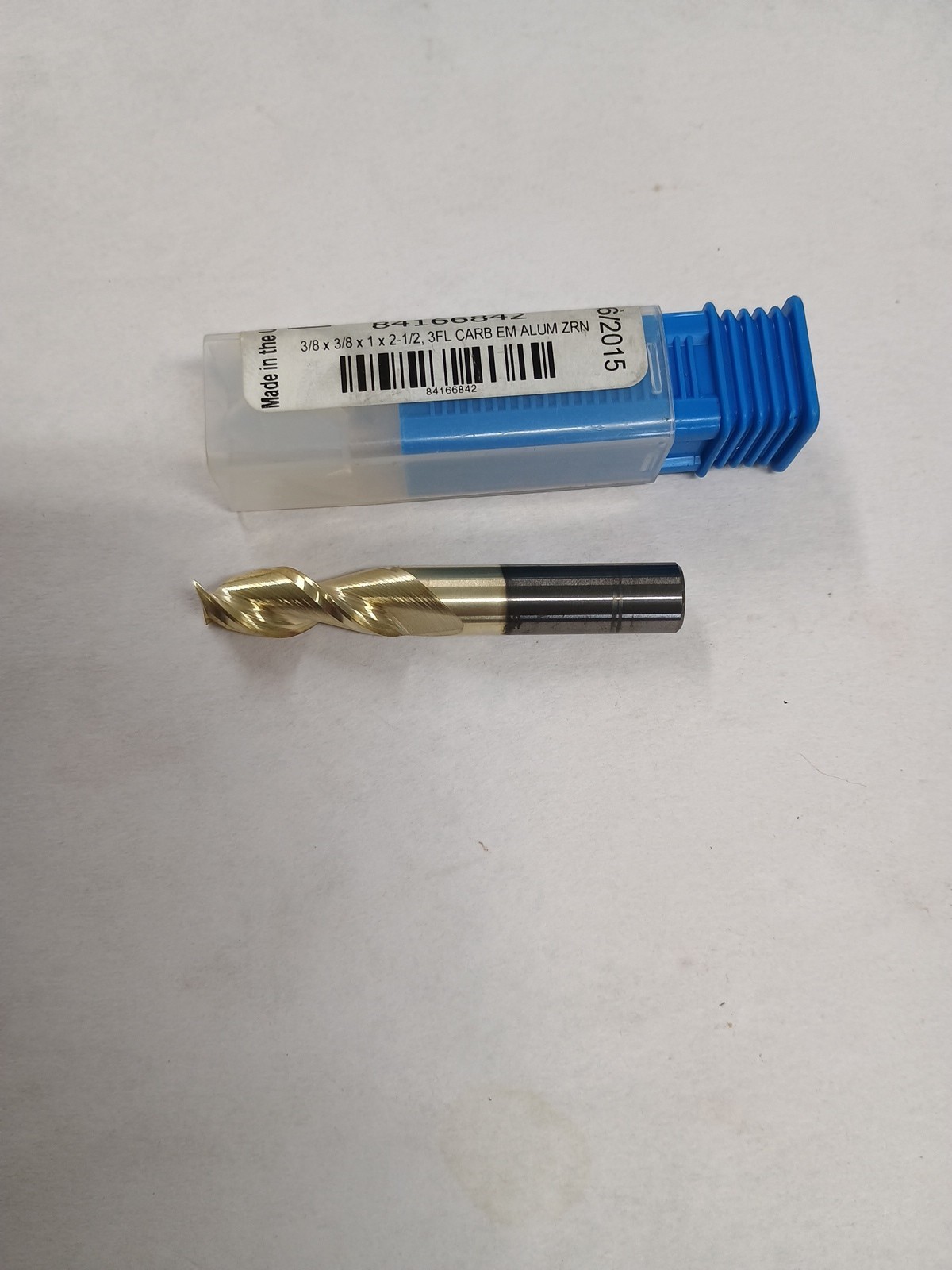 Benchmark 3/8″ Carbide Square End Mill EM alum ZRN 84166