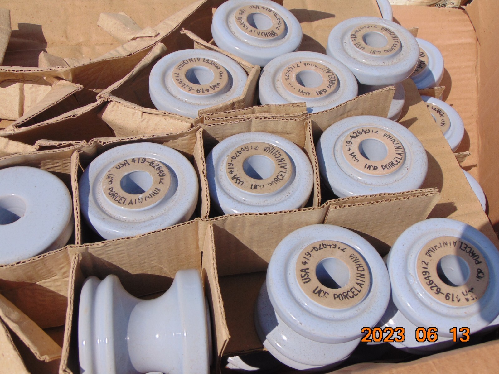 (1) Hubbell 53-2 SPOOL INSULATOR DE4S5 HUBBELL CHANCE