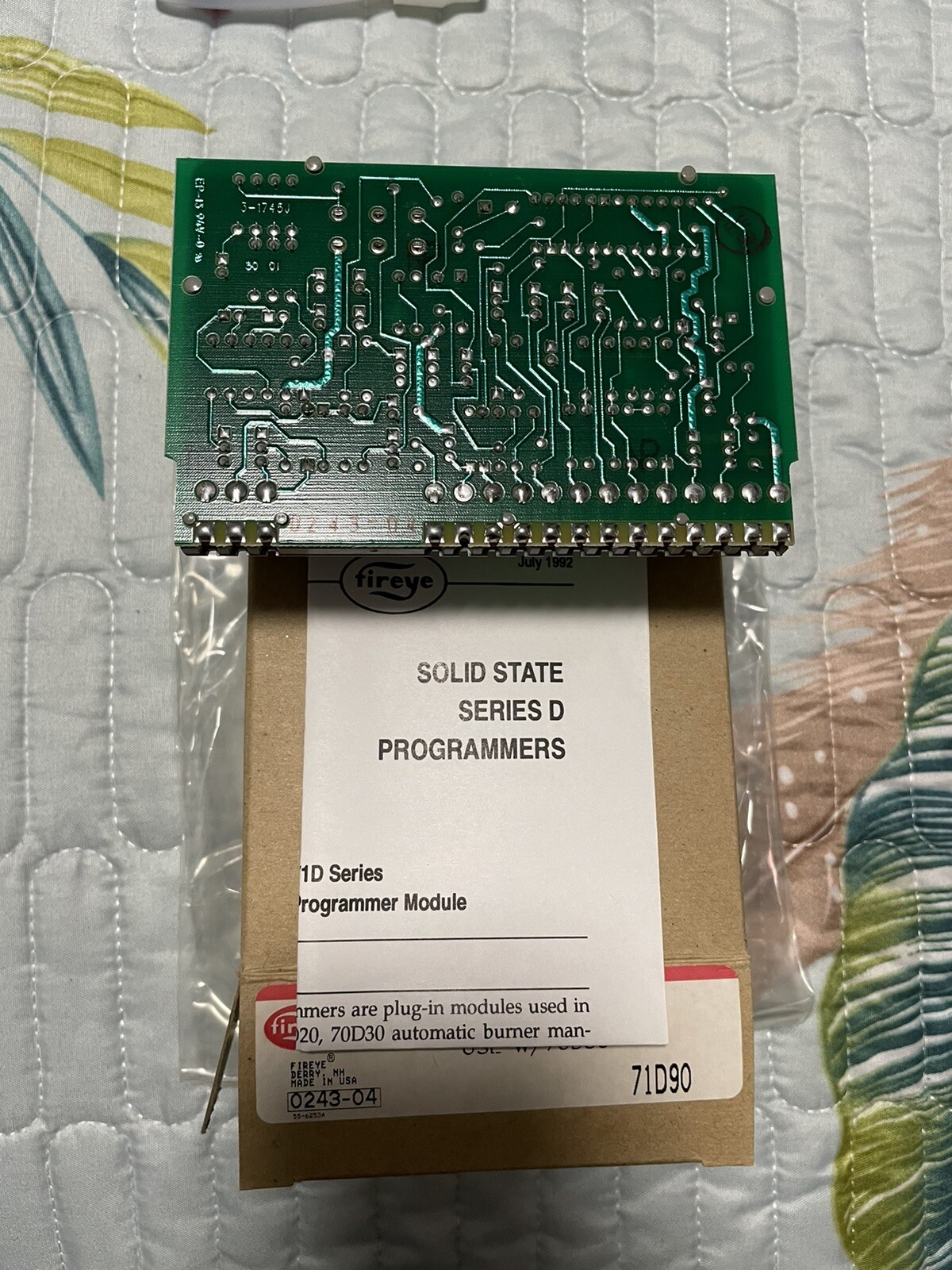 FIREYE 71D90 D-SERIES PROGRAMMER