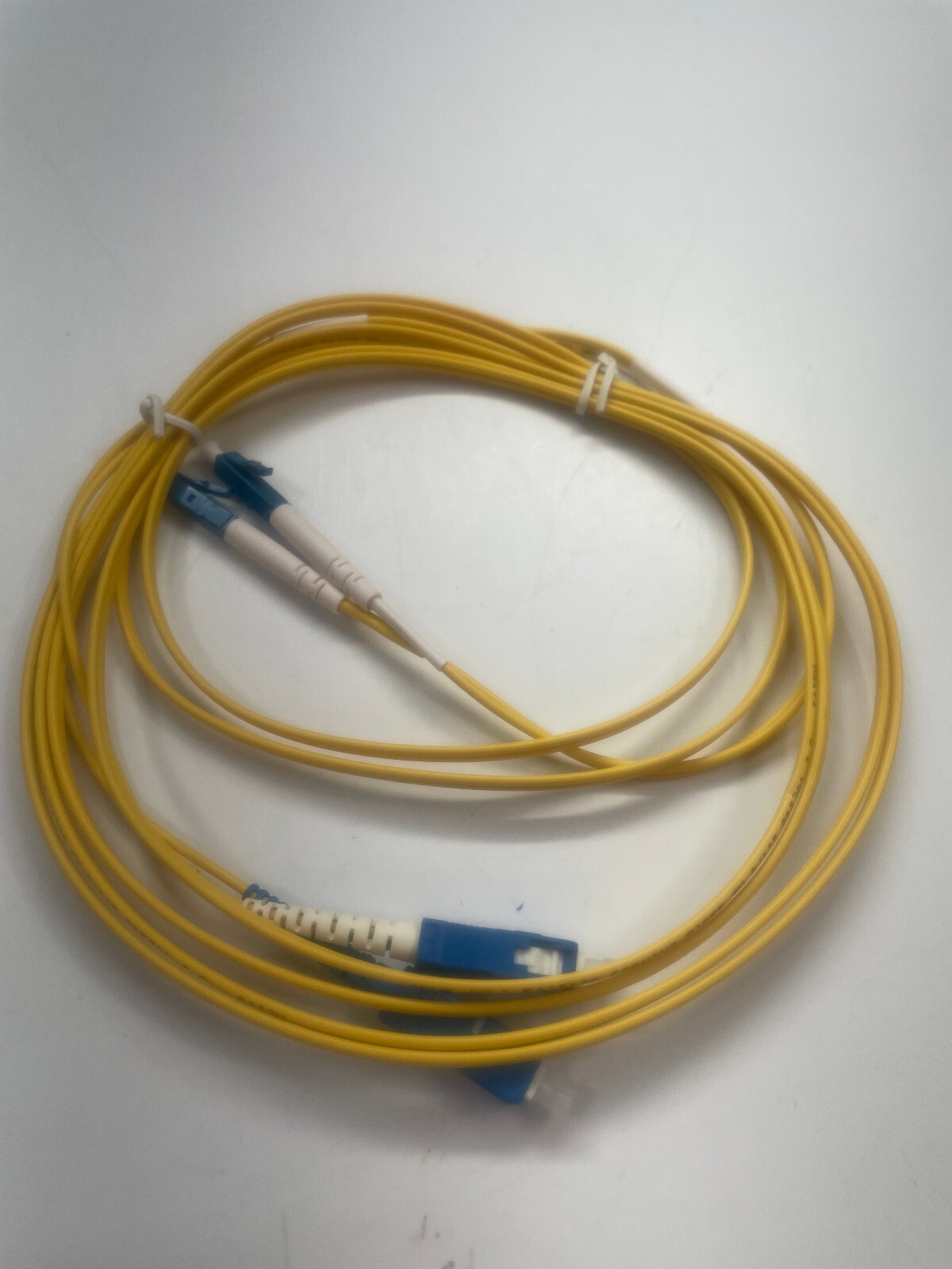 Lynn Electronics LCSCDUPSM-3M 9/125 Yellow Duplex Single-Mode Fiber Optic Patch