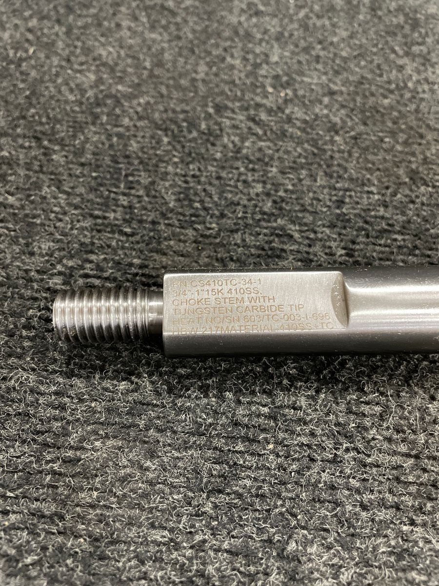 SPYDER INDUSTIRAL CS410TC-34-1 3/4” – 1” Choke Stem With Tungsten Carbide Tip