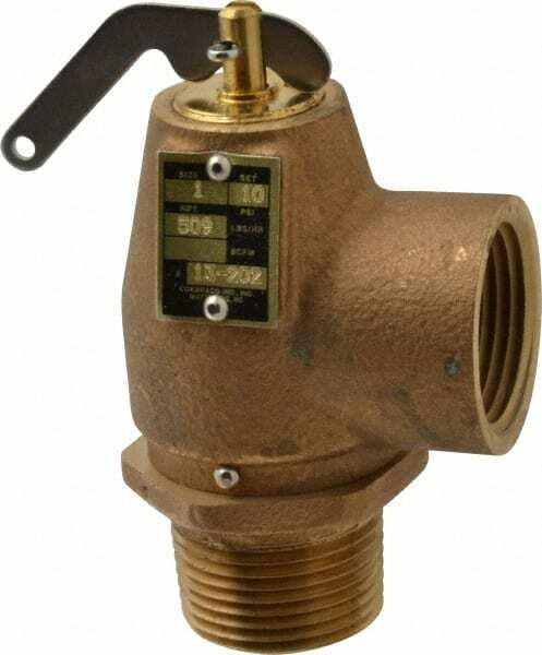 Conbraco 1″ Inlet, 1″ Outlet, ASME Low Pressure Steam Heating Valve 10 Max ps…