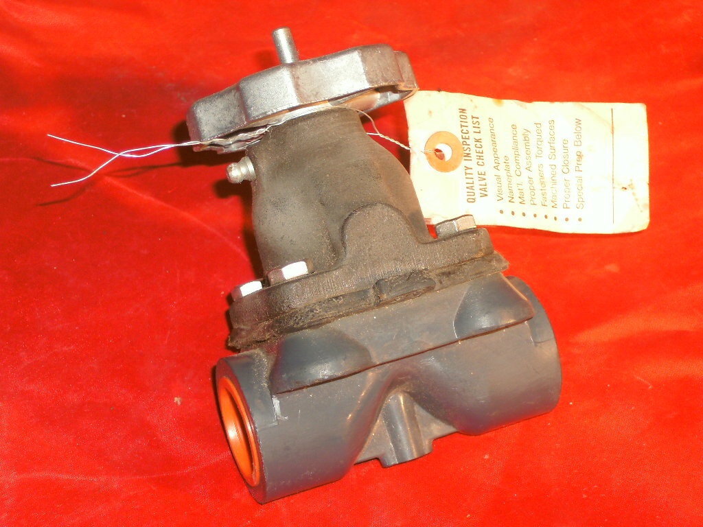 HILLS MCCANNA FIG. 6 INDICATING DIAPHRAGM VALVE 1″ NPT NEOPRENE/PVC BODY